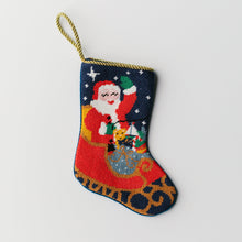 Load image into Gallery viewer, Sleigh Ride Santa Bauble Stocking
