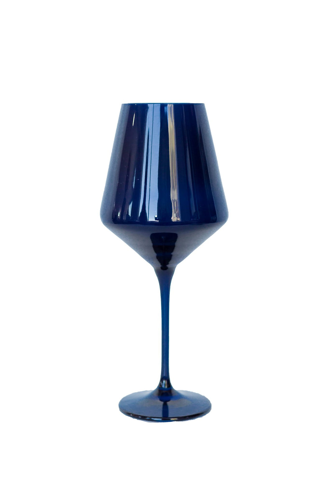 Midnight Blue Wine Glass