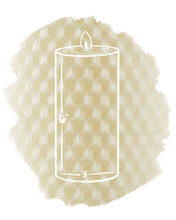 Load image into Gallery viewer, Ivory Beeswax Pillar Candle, 6&quot;
