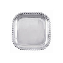 Load image into Gallery viewer, Pearled Square Platter

