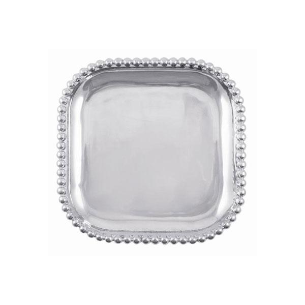 Pearled Square Platter