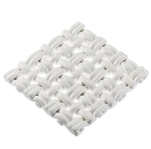 Load image into Gallery viewer, Hand Woven Square Trivet, White
