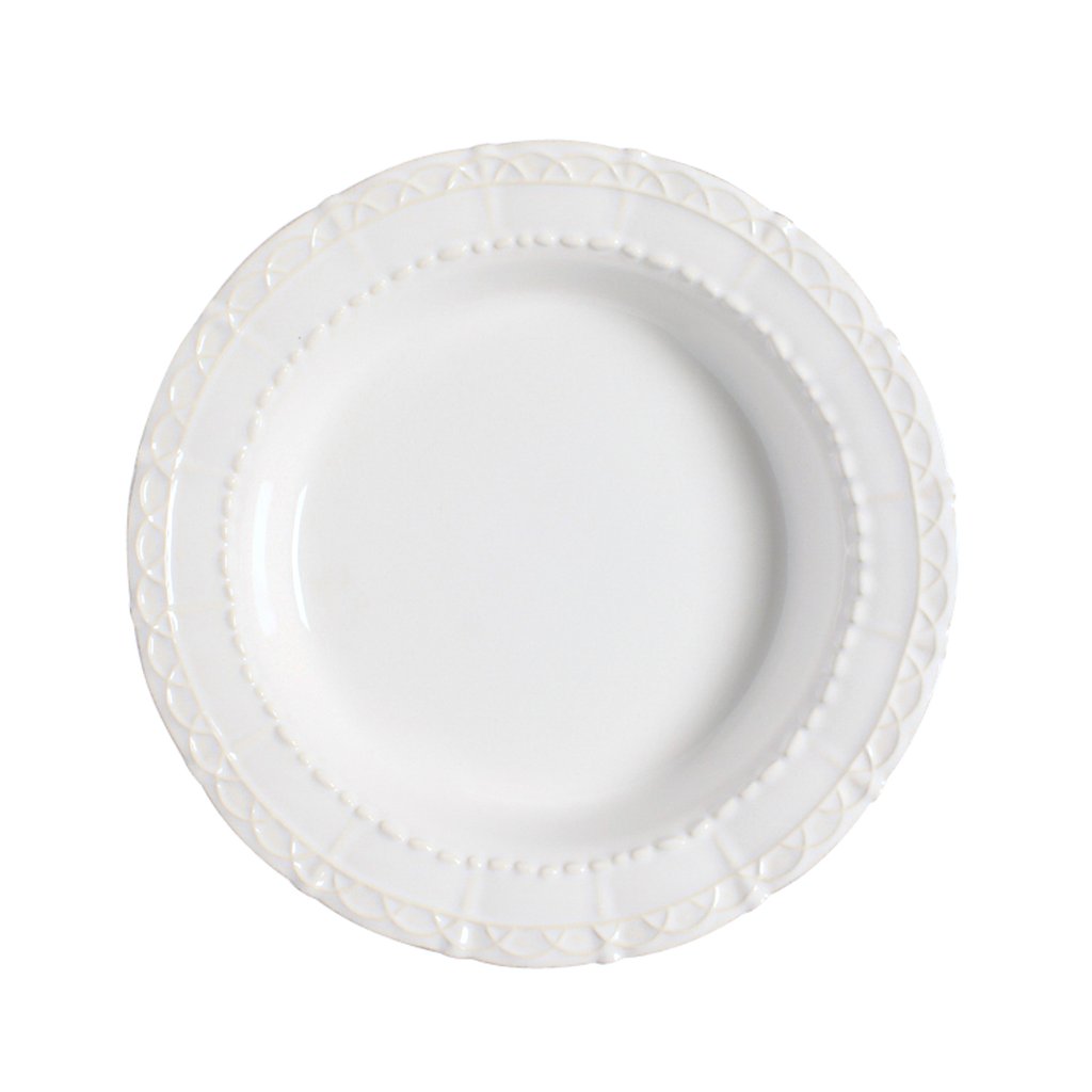 Historia Rimmed Soup/Pasta Bowl, Paperwhite