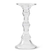 Load image into Gallery viewer, Classic Short Glass Candleholder, 9.25&quot;
