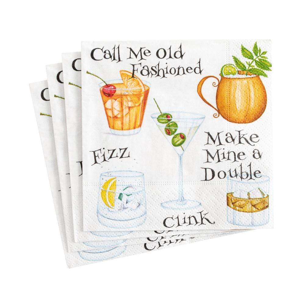 Cocktail Hour Paper Cocktail Napkins - 20 Per Package