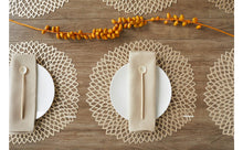 Load image into Gallery viewer, Pressed Dahlia Placemat, Champagne
