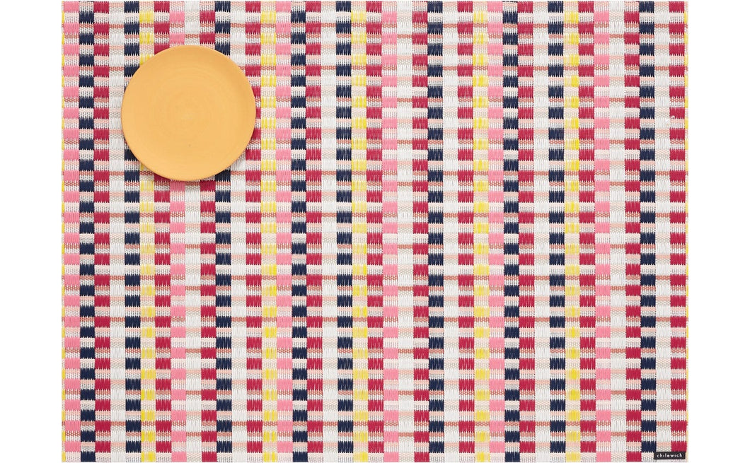 Rectangle Heddle Placemat, Pansy