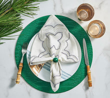 Load image into Gallery viewer, Croco Placemat in Emerald
