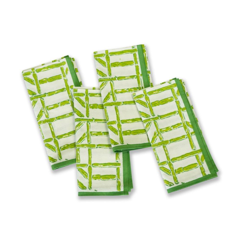 Green Bamboo Dinner Napkins