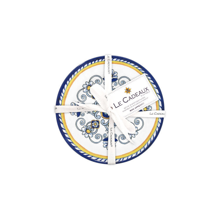 Sorrento Appetizer Plates, Set of 4