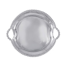 Load image into Gallery viewer, Pearled Round Handle Tray

