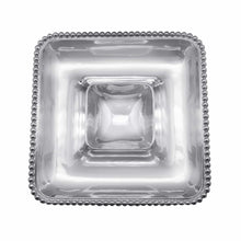 Load image into Gallery viewer, Pearled Square Chip and Dip
