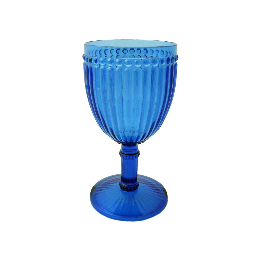 Milano Wine Glass, Blue