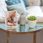 Load image into Gallery viewer, White Mother of Pearl Picture Frame 4x6

