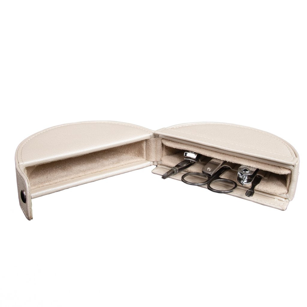 Circular Manicure Set, Pearl White