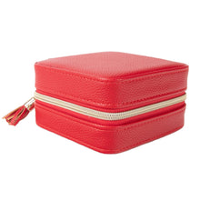 Load image into Gallery viewer, Leah Travel Jewelry Box, Red

