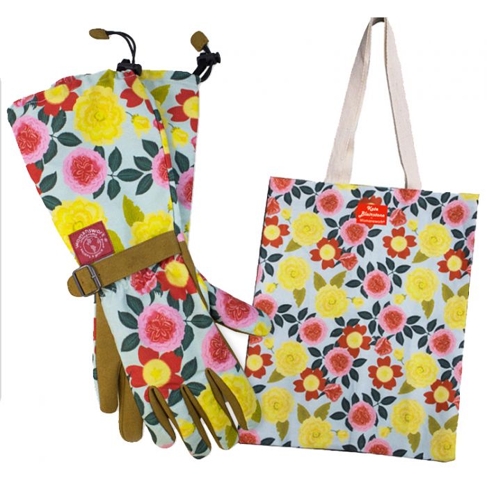 Heirloom Garden Gloves & Tote Bag, Medium