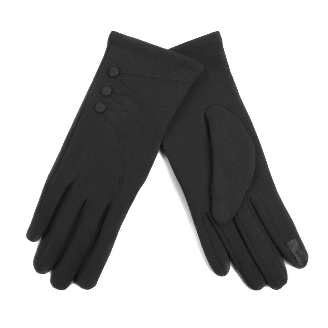 Black Touch Screen Women's Gloves