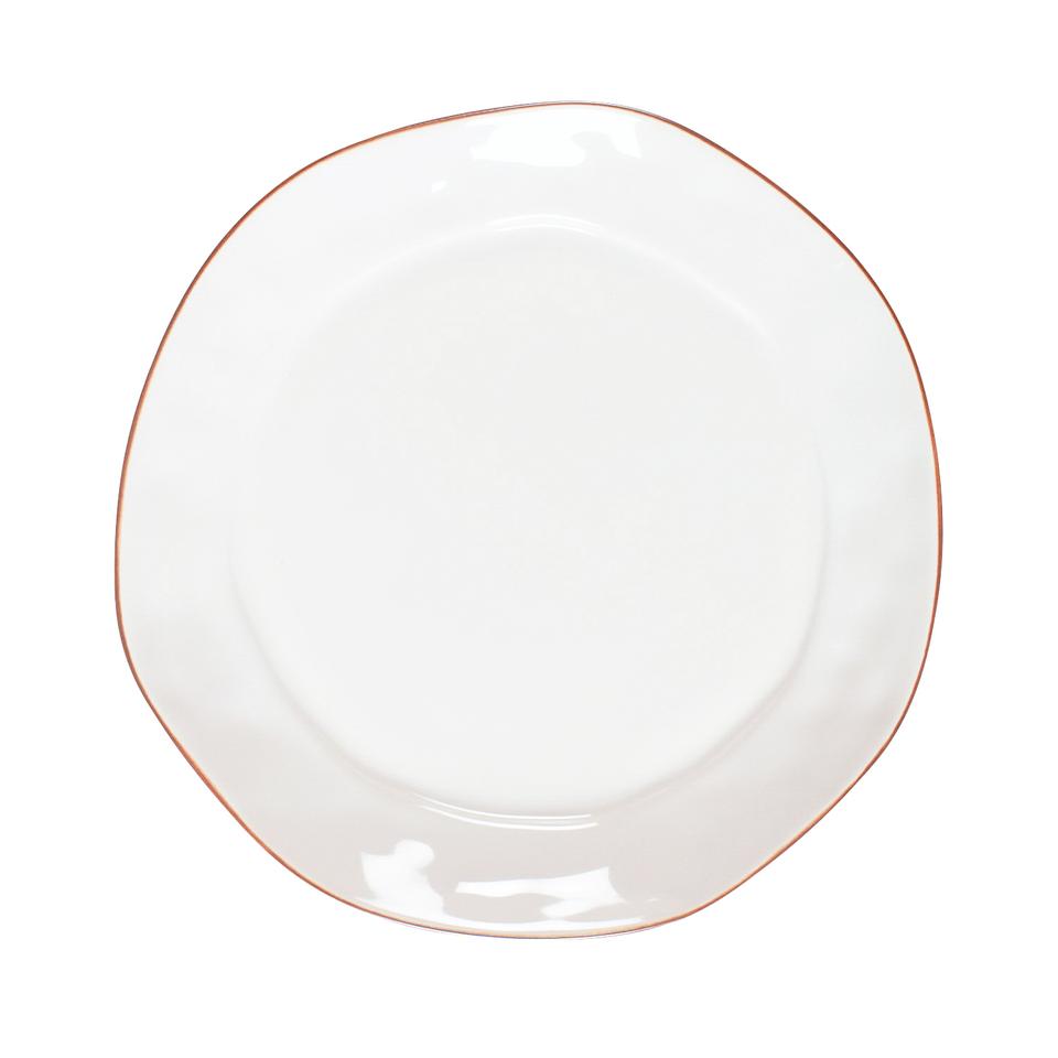 Cantaria Dinner Plate, White