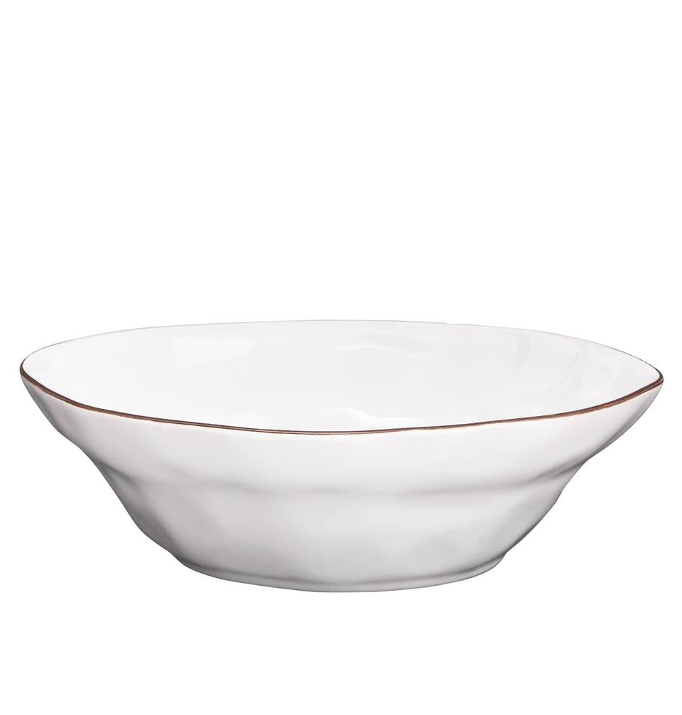 Cantaria Small Serving Bowl, White