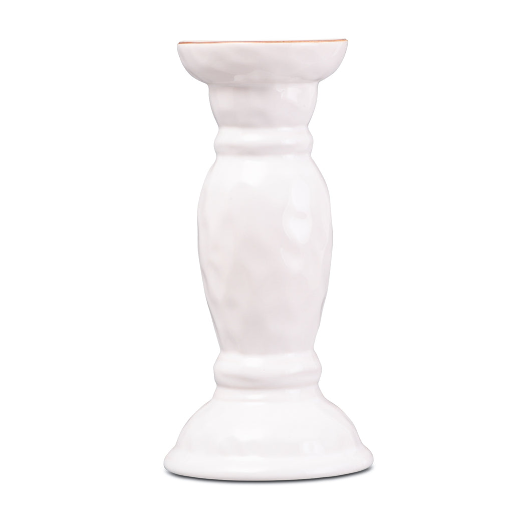 Cantaria Candlestick, White