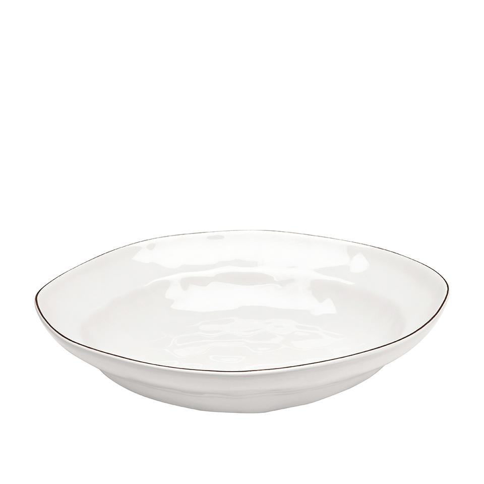 Cantaria Large Serving Bowl, White