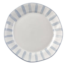 Load image into Gallery viewer, Azores Striped Salad Plate, Blue Lagoon
