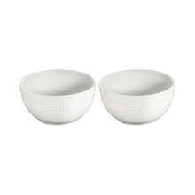 Load image into Gallery viewer, Ceramic Set of 2 Large Bowls, White
