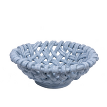 Load image into Gallery viewer, Hand Woven Round Basket, Morning Sky
