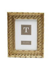 Load image into Gallery viewer, Gold Weave Frame, 5x7
