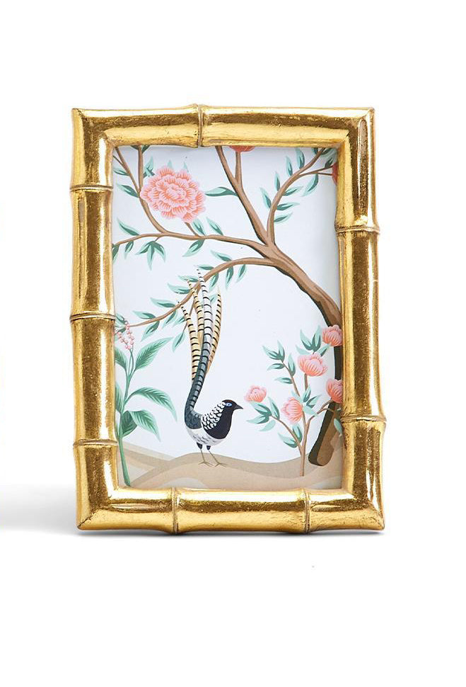 Gold Faux Bamboo Frame, 4x6