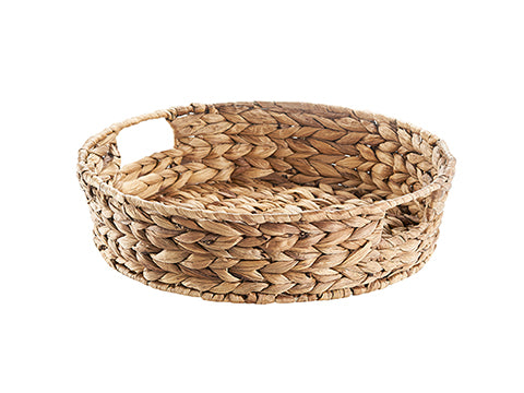 Woven Seagrass Round Tray