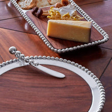 Load image into Gallery viewer, Pearled Round Cheese Board
