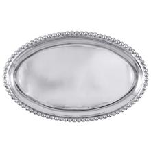 Pearled Oval Platter, Lg