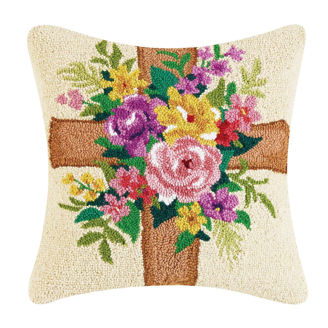 Easter Cross Hook Pillow