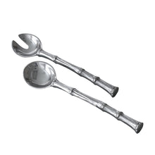 Load image into Gallery viewer, GARDEN Bamboo Salad Servers
