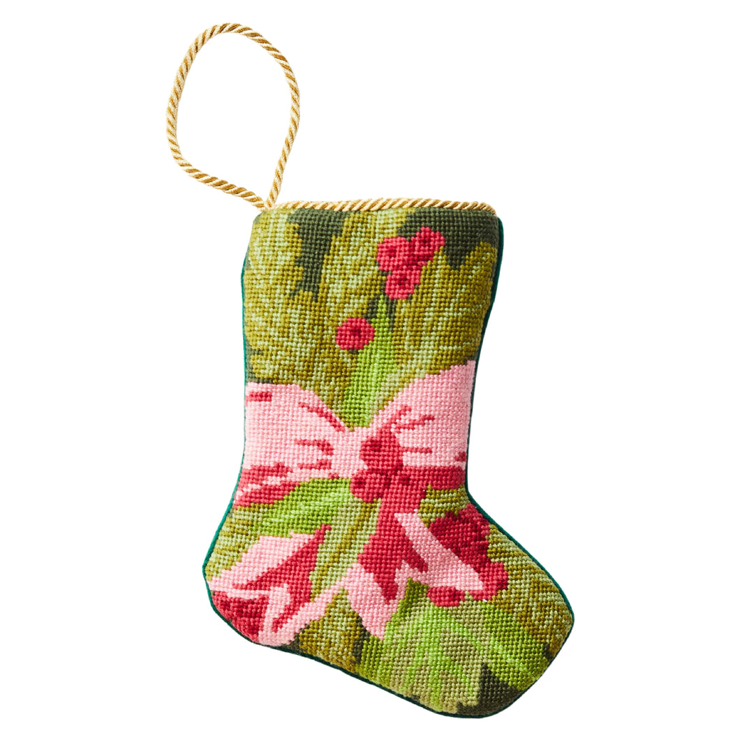 Holiday Greetings Bauble Stocking