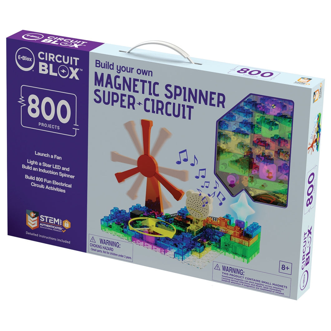 Circuit Blox 800 Projects, Magnetic Spinner Super Circuit