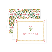 Load image into Gallery viewer, Folksy Floral Congrats Card

