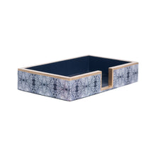 Load image into Gallery viewer, Faux Bois Blue Amelia Guest Towel Tray
