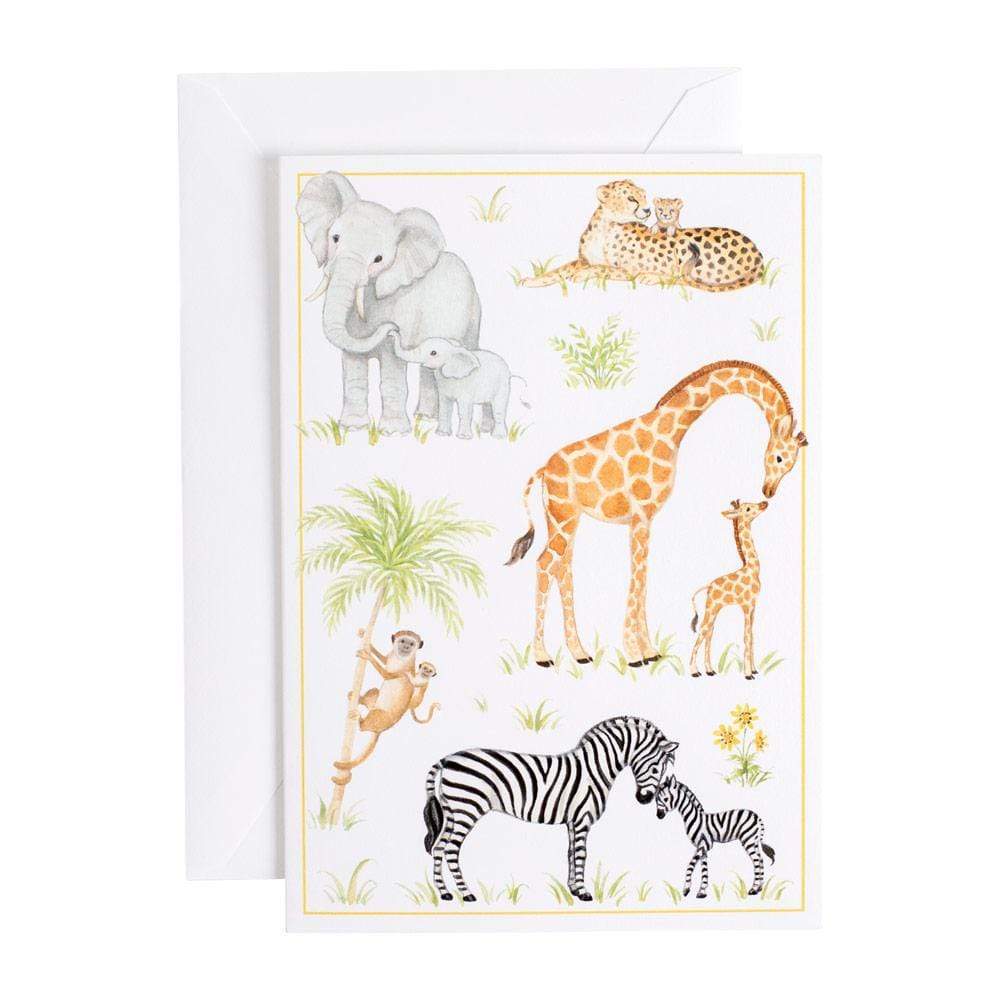 Parent and Baby Animals Baby Greeting Card