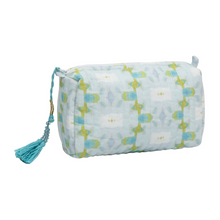 Load image into Gallery viewer, Chloe Blue Small Cosmetic Bag
