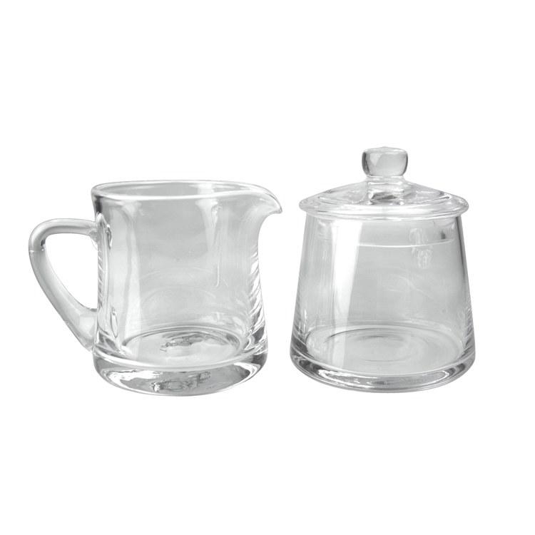 Glass Sugar & Creamer Set