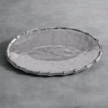 Load image into Gallery viewer, GARDEN Bamboo Medium Oval Tray
