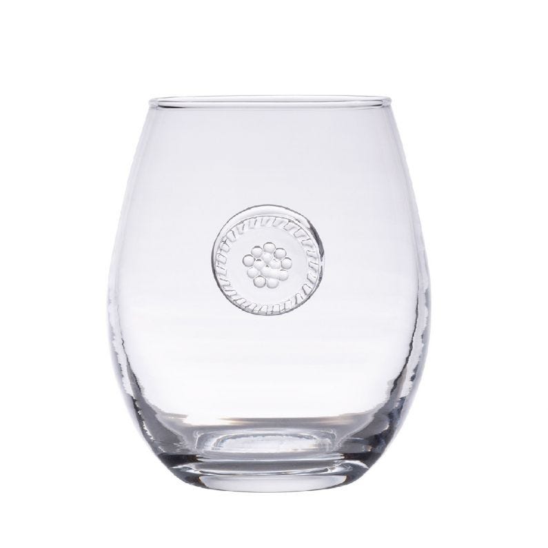 Juliska Berry & Thread Stemless White Wine Glass - Thumbnail 4