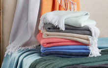 Load image into Gallery viewer, Pezzo Throw, Azure

