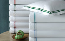 Load image into Gallery viewer, Essex King Flat Sheet, Navy
