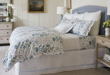 Load image into Gallery viewer, Khilana Full/Queen Duvet Cover, Blue
