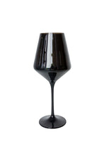 Load image into Gallery viewer, Black Wine Glass
