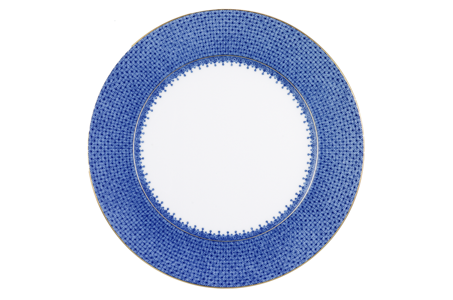Mottahedeh Blue Lace Service Plate - Thumbnail 3
